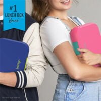 Bentgo Pop Lunch Box (Navy Blue/Chartreuse) - Image 2