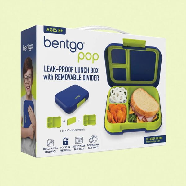 Bentgo Pop Lunch Box (Navy Blue/Chartreuse) - Image 7
