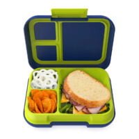 Bentgo Pop Lunch Box (Navy Blue/Chartreuse)