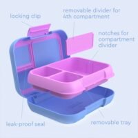 Bentgo Pop Lunch Box (Periwinkle/Pink) - Image 2