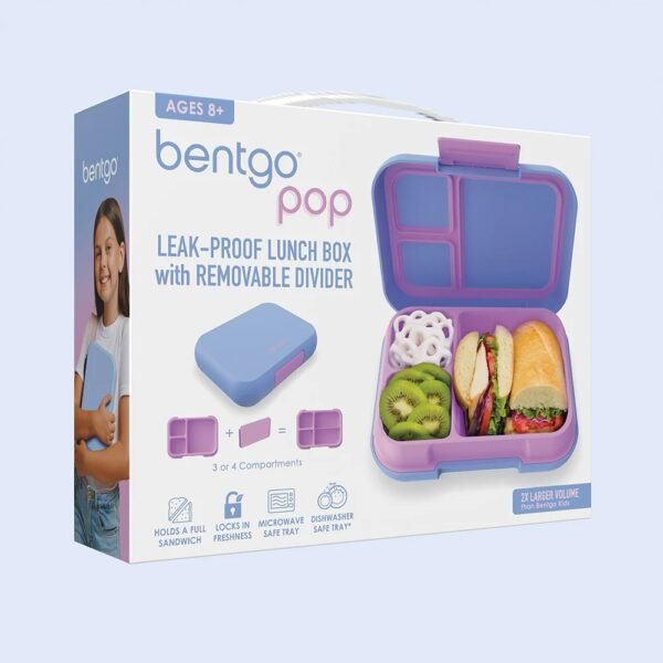 Bentgo Pop Lunch Box (Periwinkle/Pink) - Image 5