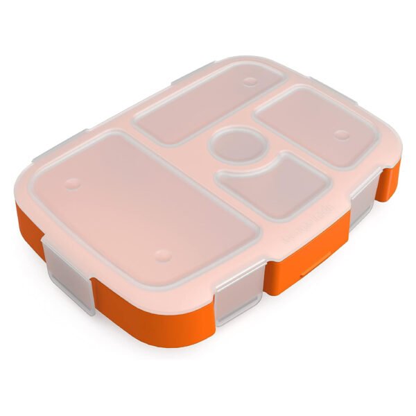Bentgo Kids Prints Tray with Transparent Cover orange Bentgo Kids Prints Tray with Transparent Cover - Image 1