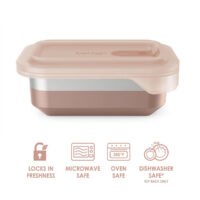 Bentgo MicroSteel Heat & Eat Container - Snack Size 2 Cups - Rose - Image 3