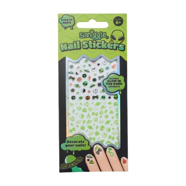 Smiggle Nail Stickers - Green - Image 1