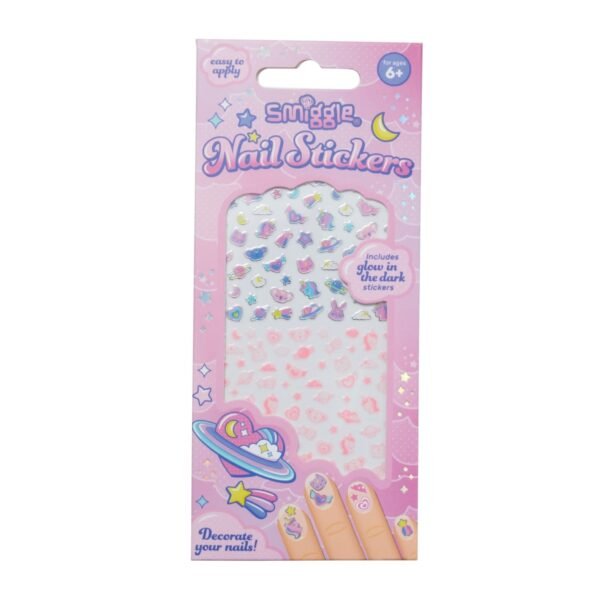 Smiggle Nail Stickers - Pink - Image 1