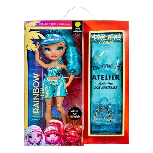 GridArt_20240122_235914086 Rainbow High Pacific Coast Blue Hali Capri Doll Playset - Image 1
