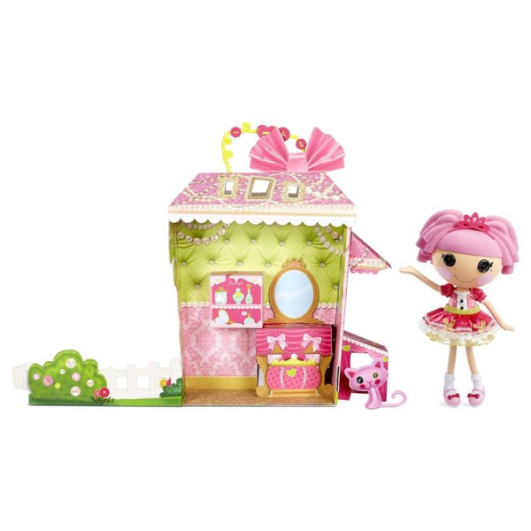 Lalaloopsy Jewel Sparkles and Pet Persian Cat 13" Princess Doll - Image 3