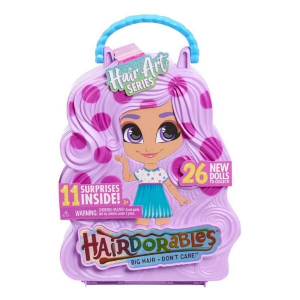 Hairdorables Collectible Doll Hair Art Series 5 - Styles and Case colors may vary - Image 1