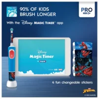 Oral-B Vitality Pro Kids Electric Toothbrush - Spider-Man - Image 3