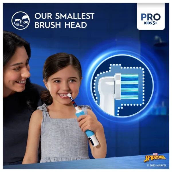 Oral-B Vitality Pro Kids Electric Toothbrush - Spider-Man - Image 4