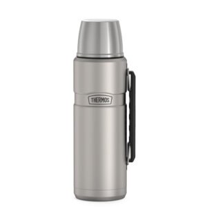 Thermos Stainless King Vacuum-Insulated Beverage Bottle 40 Ounce - Matte Stainless Steel