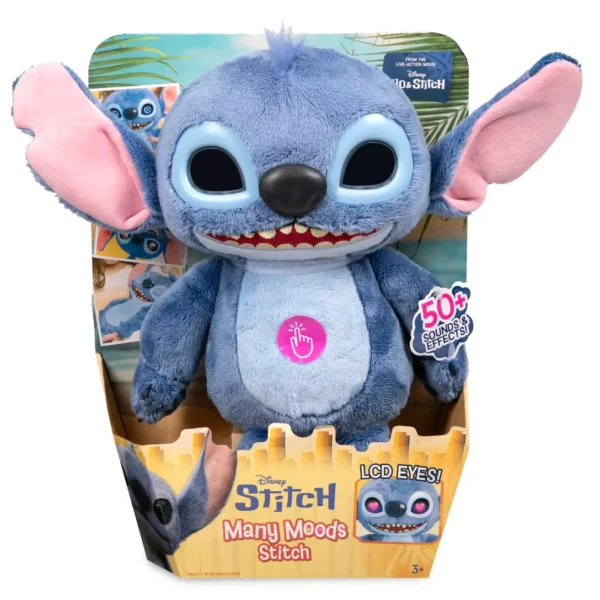 Many Moods Stitch Talking Plush by Just Play – Lilo & Stitch – 13'' - Image 1